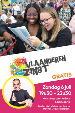 Flyer Vlaanderen Zingt Flyer Vlaanderen Zingt